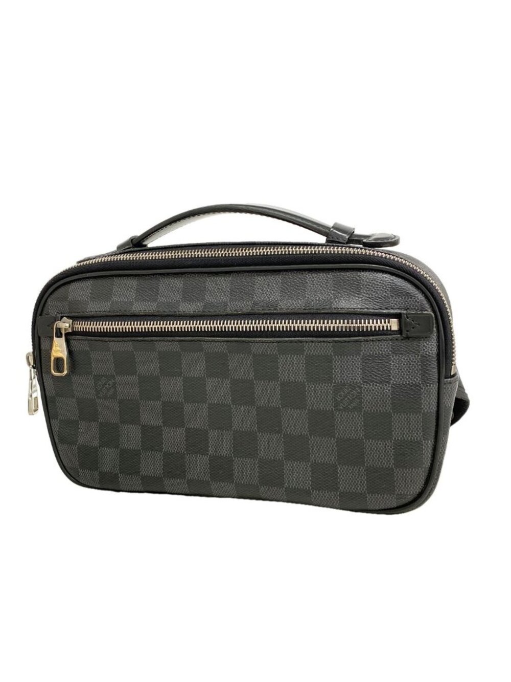 Louis Vuitton Belt Bag Damier Graphite Ambler Black